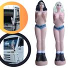 Boneca morena decorativa enfeite para antena px caminhão