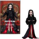 Boneca Mortícia Addams Monster High Vestido Preto com Vermelho Carmesim