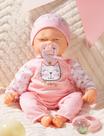Boneca Mother Love, 41 cm, interativa, falando, bebê chorando