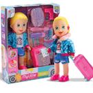 Boneca My Little Collection Vamos Viajar C Mala e Passaporte - Divertoys - DIVER TOYS