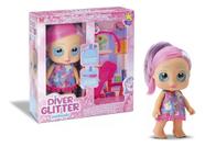 Boneca My Little Glitter Penteados Com Acessórios Divertoys