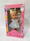 Boneca nanda - c/ cabelo - pupee