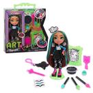 Boneca Nene Toy Just Play Art Squad de 25 cm com projeto de artesanato DIY