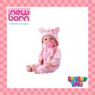 Boneca New Born Brincando de Pijama Menina - Divertoys (8191) Boneca New Born Brincando de Pijama Menina - Divertoys (8191)
