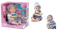 Boneca New Born Brincar de Papinha Menino - Divertoys