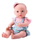 Boneca New Born Cuidados Faz Xixi Abre e Fecha os Olhos com Acessórios Mamadeira Fraldinha 36cm Divertoys Original Infantil Menina Presente