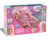 Boneca New Born Little Faz Xixi Body C/ Acess. - Divertoys