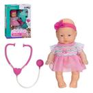 Boneca Nicinha Médica 22cm c/ Acessórios - 138235 - Nova toys