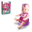 Boneca Nicinha Xixi C/2 Acess - NOVA TOY - Nova Toys