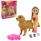 Boneca Nini Love c/ Cachorro - Filhotinhos