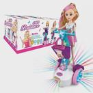 Boneca No Hoverboard Musical Movimentos Luzes Led.