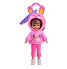 Boneca Polly Pocket Amigas de Capuz Coelho HRD63 - Mattel (41189)