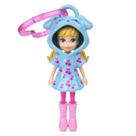 Boneca Polly Pocket Amigas De Chapuz C Chaveiro Mattel JMN38 Boneca Polly Pocket Amigas De Chapuz C Chaveiro Mattel JMN38