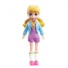 Boneca polly pocket impulse - polly jaqueta jeans - hkv76