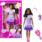 Boneca pré-escolar Barbie My First Brooklyn com poodle de pelúcia