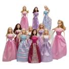 Boneca Princesa Fashion Mary Wellkids 30cm Articulada com Acessórios e Vestido