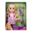 Boneca Princesas da Disney Rapunzel com Varinha e Tiara Mutikids - BR1928
