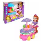 Boneca Princesinha Sofia No Carrinho De Sorvete Luzes Som