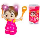 Boneca Pula Pula Cambalhota Efeitos Musicais Luzes Rosa
