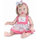 Boneca Realist Small Loira 37,5cm Vinil Branco Sid Nyl