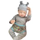 Boneca realista Reborn Doll LouLou de 48 cm para crianças e meninas G