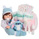 Boneca Realista Stitch com Cabelo Castanho Fio a Fio + Itens