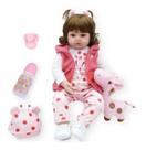 Boneca Reborn 100% Silicone Girafinha Presente De Bebê