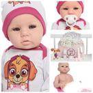 Boneca Reborn Abigail Skye 48cm Pode Dar Banho + Bolsa Itens Boneca Reborn Abigail Skye 48cm Pode Dar Banho + Bolsa Itens