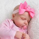 Boneca Reborn Aori Lifelike Sleeping Newborn Girl 50cm