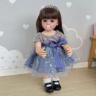 Boneca Reborn Ardol Realistic 55cm com menina de cabelo comprido