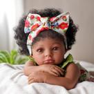 Boneca Reborn BABESIDE Laney preta de 20 polegadas com roupas