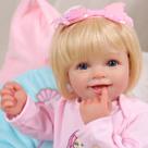 Boneca Reborn BABESIDE Lifelike Girl 50 cm com kit de alimentação