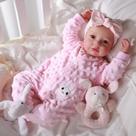 Boneca Reborn BABESIDE Little Angel de 20 polegadas com acesso.