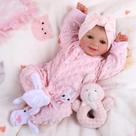 Boneca Reborn BABESIDE Sunny Girl 43cm - Corpo Completo