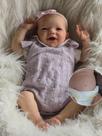 Boneca Reborn Baby Doll Anano Lifelike Silicone, corpo inteiro, 45 cm, menina