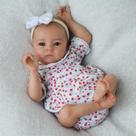 Boneca Reborn Baby Doll SCOM Lifelike Tink Girl 40 cm com conjunto de presente para maiores de 3 Boneca Reborn Baby Doll SCOM Lifelike Tink Girl 40 cm com conjunto de presente para maiores de 3