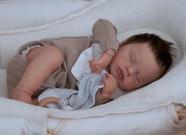 Boneca Reborn Baby Doll Zero Pam, corpo inteiro, silicone, menino de 50 cm