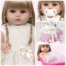 Boneca Reborn Barata 100% Silicone Loira Enxoval Completo