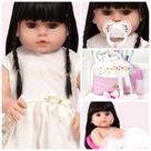 Boneca Reborn Barata Morena Vestido Bege Bolsa Maternidade
