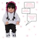 Boneca Reborn Barata Pandinha Morena 30 Frases Acessórios Boneca Reborn Barata Pandinha Morena 30 Frases Acessórios
