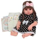 Boneca Reborn Bebê Menina Realista Fofinha Com Itens