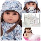 Boneca Reborn Bebê Menina Recém Nascida + Acessórios
