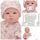 Boneca Reborn Bebê Princesa Olhos Azuis Com Acessórios