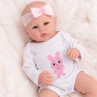 Boneca Reborn Bebe Realista 48cm Pode Dar Banho Itens