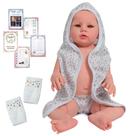 Boneca Reborn Bebê Realista Carequinha Com Kit Acessórios