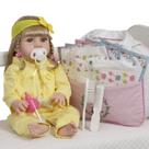 Boneca Reborn Bebe Realista Loira Pagão Enxoval Envio 24 Hrs Boneca Reborn Bebe Realista Loira Pagão Enxoval Envio 24 Hrs