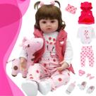 Boneca Reborn Bebe Reborn Menina 100% Silicone New Happy