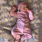 Boneca Reborn CHAREX Lifelike Sleeping Girl 55 cm com acessórios