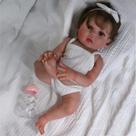 Boneca Reborn CHAREX Lucy 45 cm de vinil de corpo inteiro para meninas com mais de 3 anos