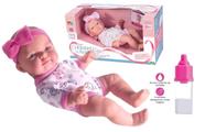 Boneca Reborn cheirinho de amor Petit bebe + Mamadeira Magica